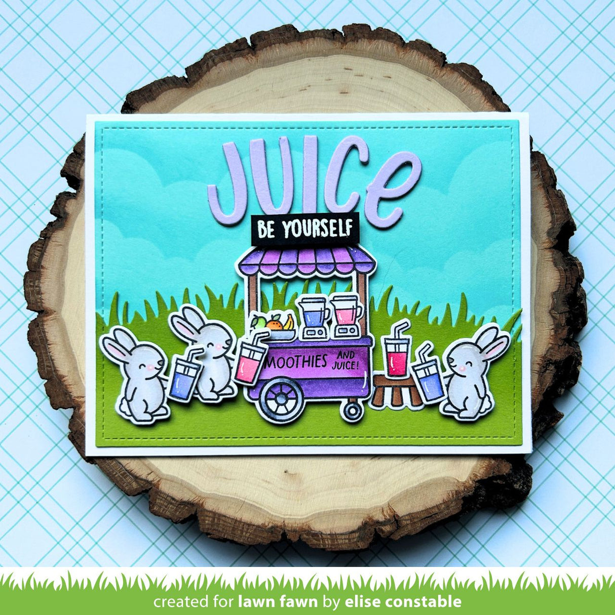Lawn Fawn - Treat Cart Add-On: Smoothies 'N Juice