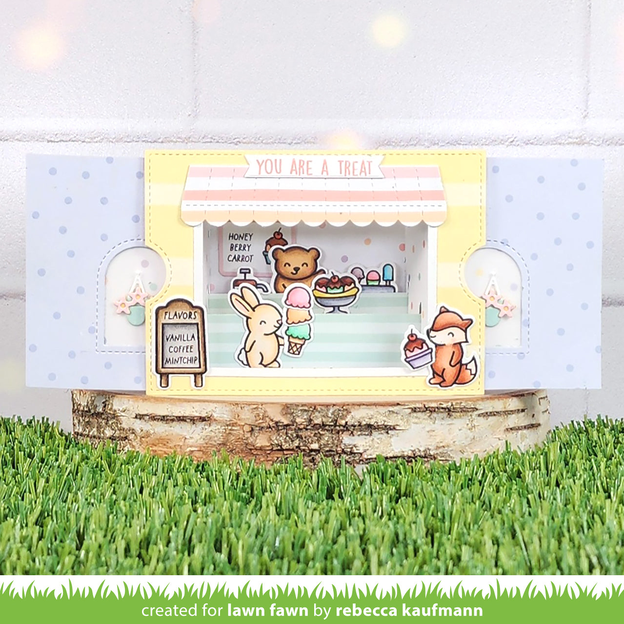 Lawn Fawn - Treat Cart Sentiment Add-On