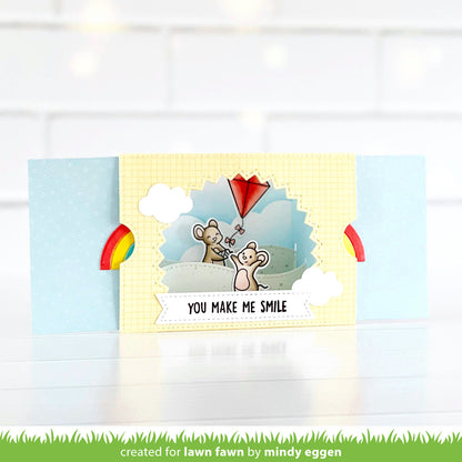 Lawn Fawn - Ta-Da! Diorama! Sunburst Window Add-On