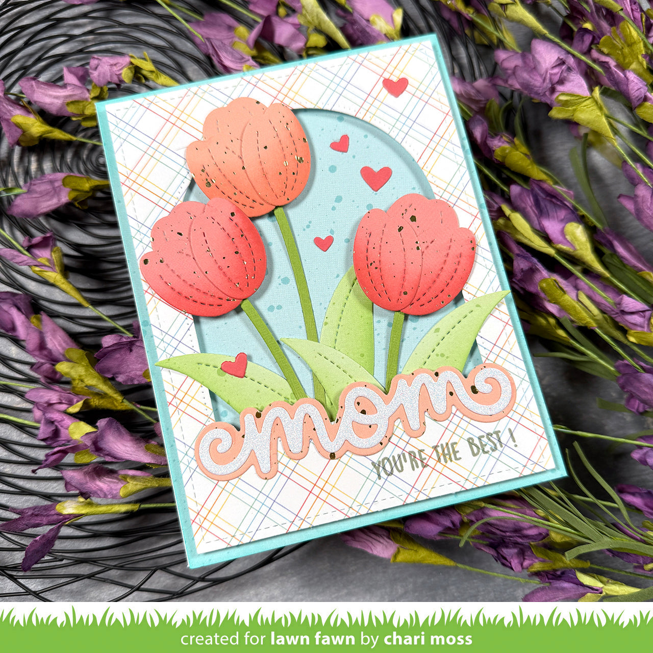 Lawn Fawn - Scripty Mom Outline Add-On