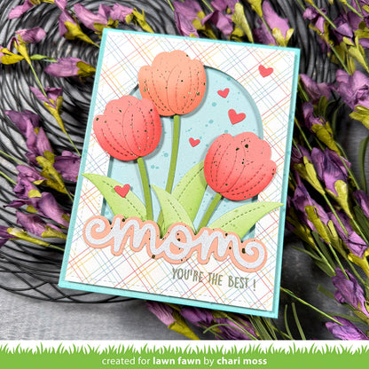 Lawn Fawn - Scripty Mom Outline Add-On