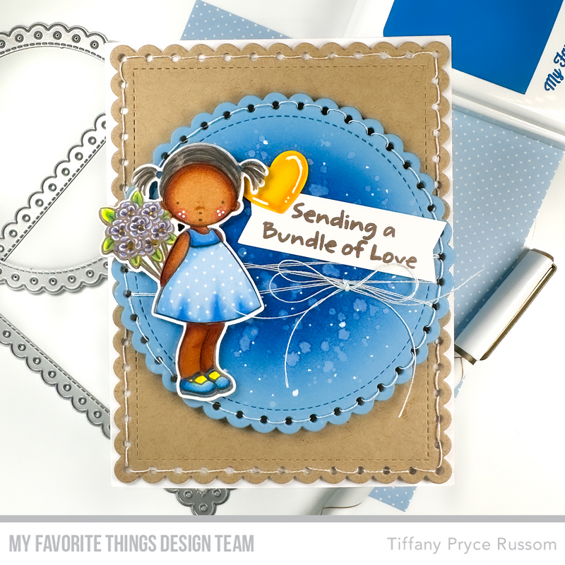 My favorite Things - Stitched Eyelet Lace Circle STAX Die-Namics