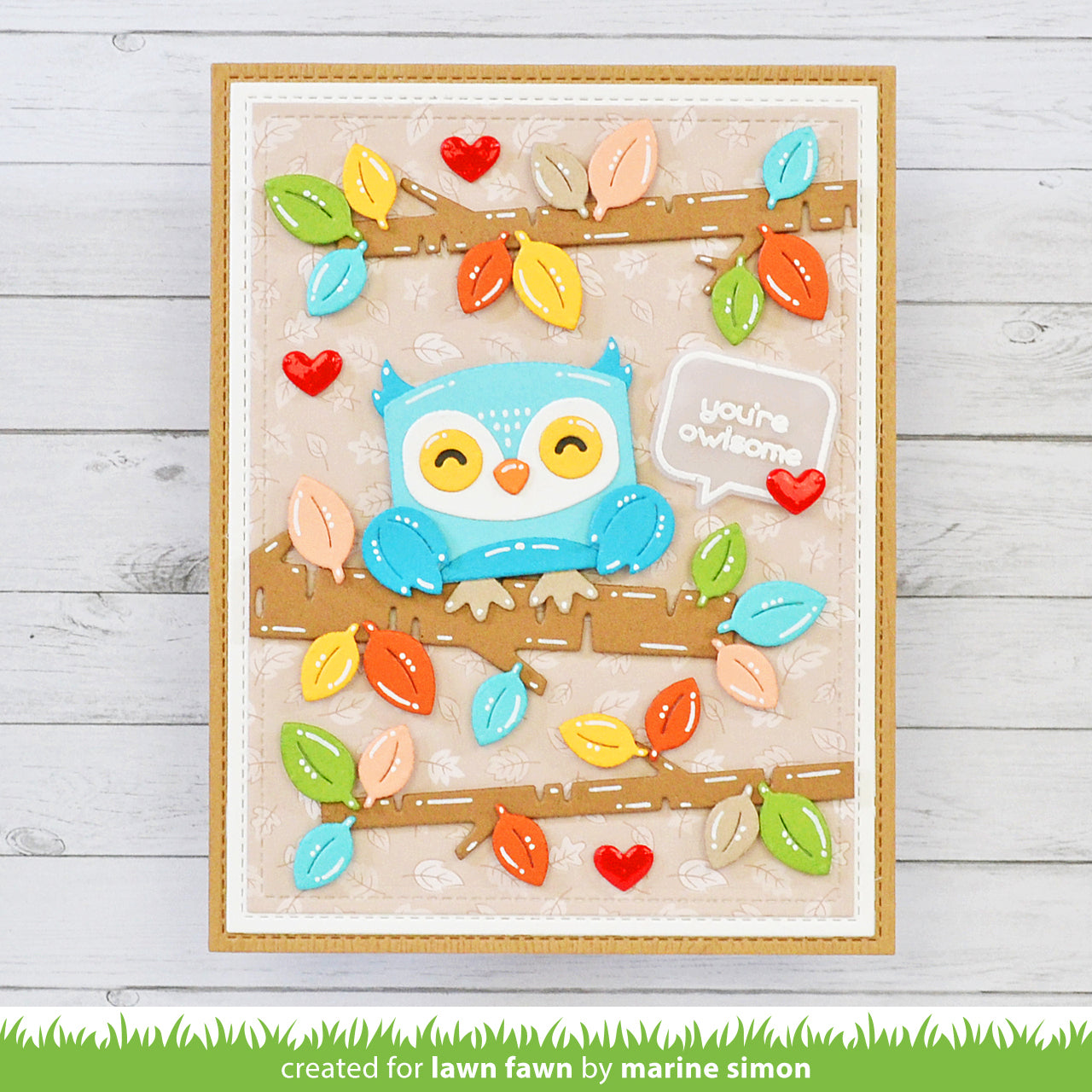 Lawn Fawn - Tiny Gift Box Owl And Penguin Add-On