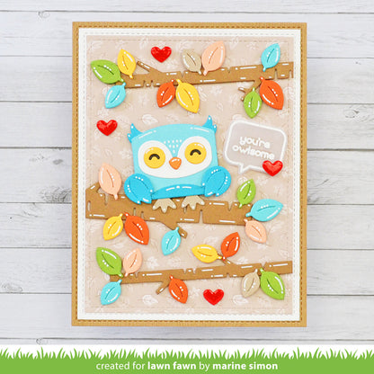Lawn Fawn - Tiny Gift Box Owl And Penguin Add-On