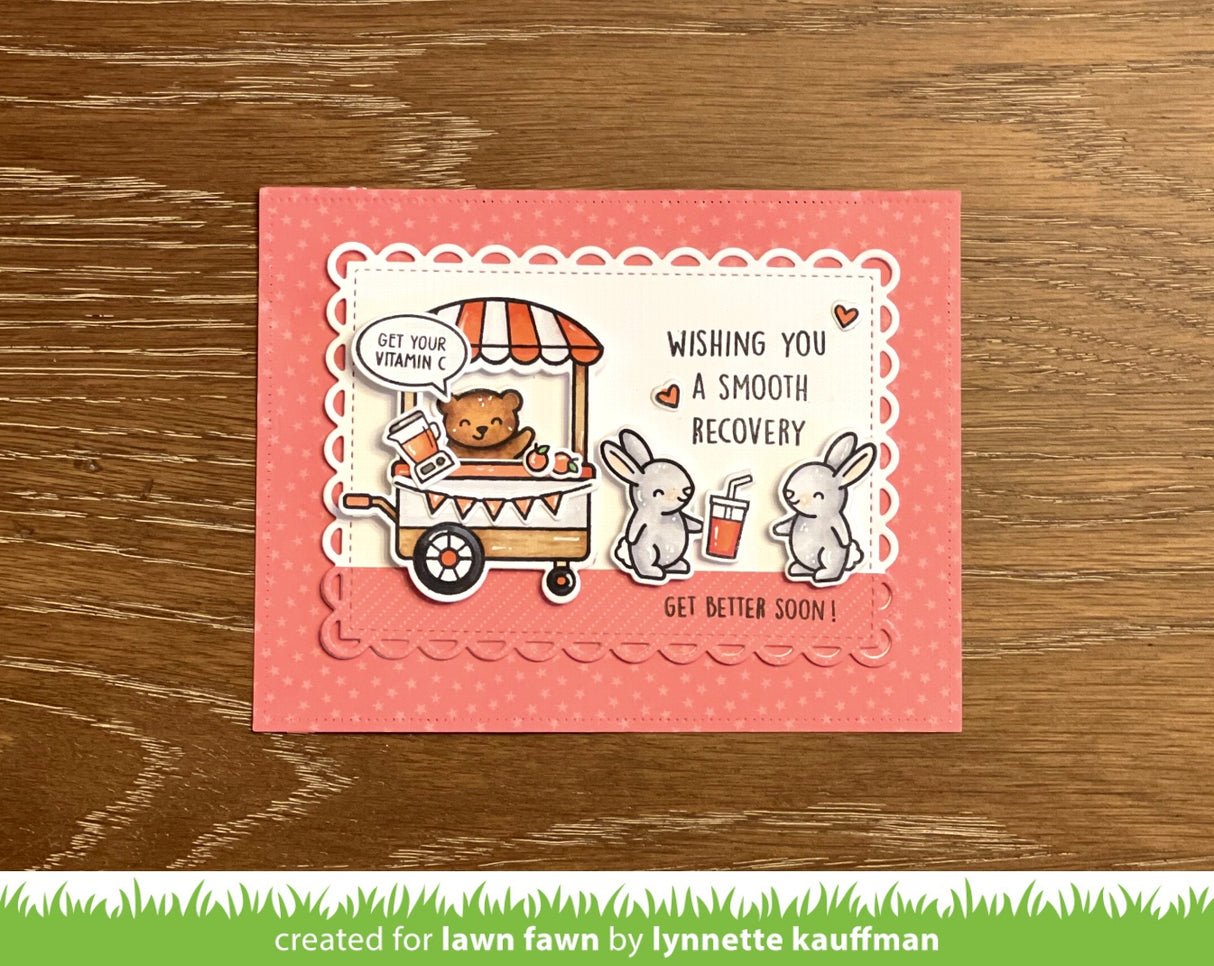 Lawn Fawn - Treat Cart Add-On: Smoothies 'N Juice