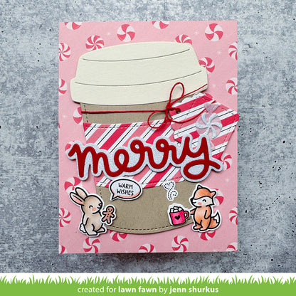 Lawn Fawn - Scripty Merry Outline Add-On