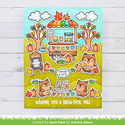 Lawn Fawn - Treat Cart Add-On: Coffee