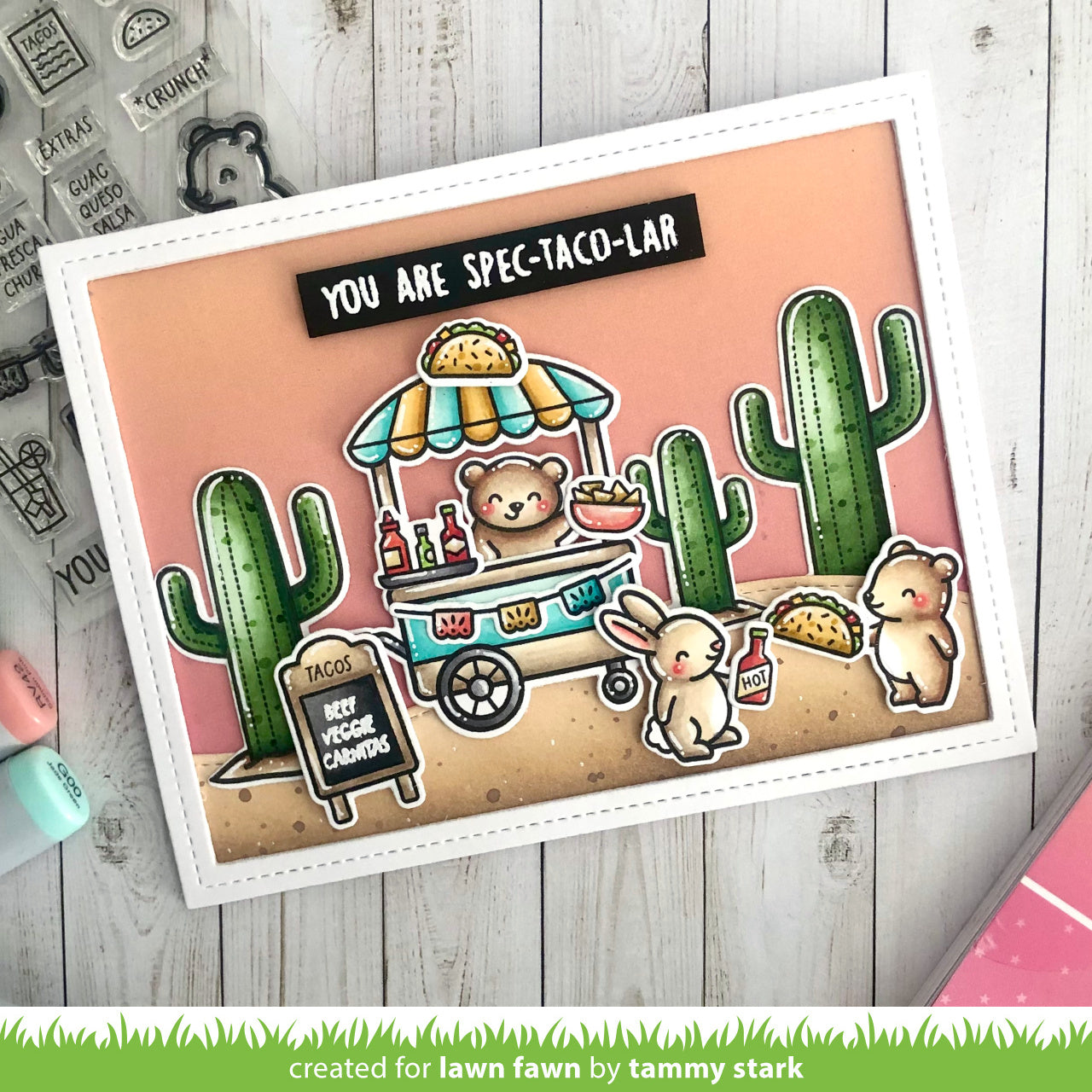Lawn Fawn - Treat Cart Add-On: Tacos