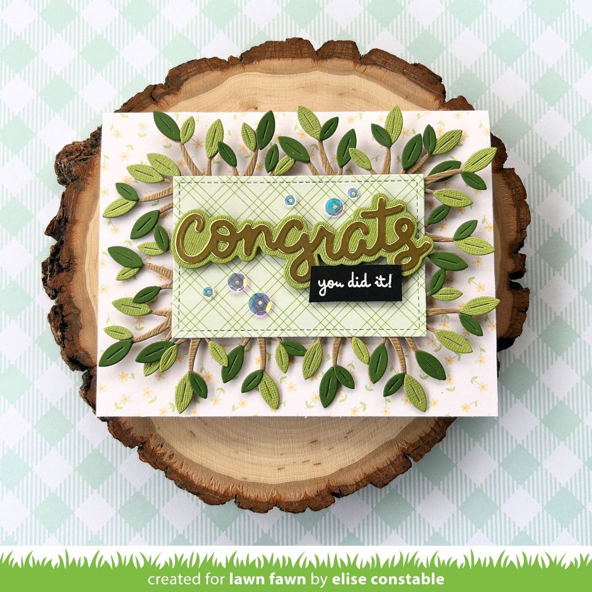 Lawn Fawn - Scripty Congrats Outline Add-On