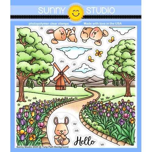 Sunny Studio - Tulip Path Background