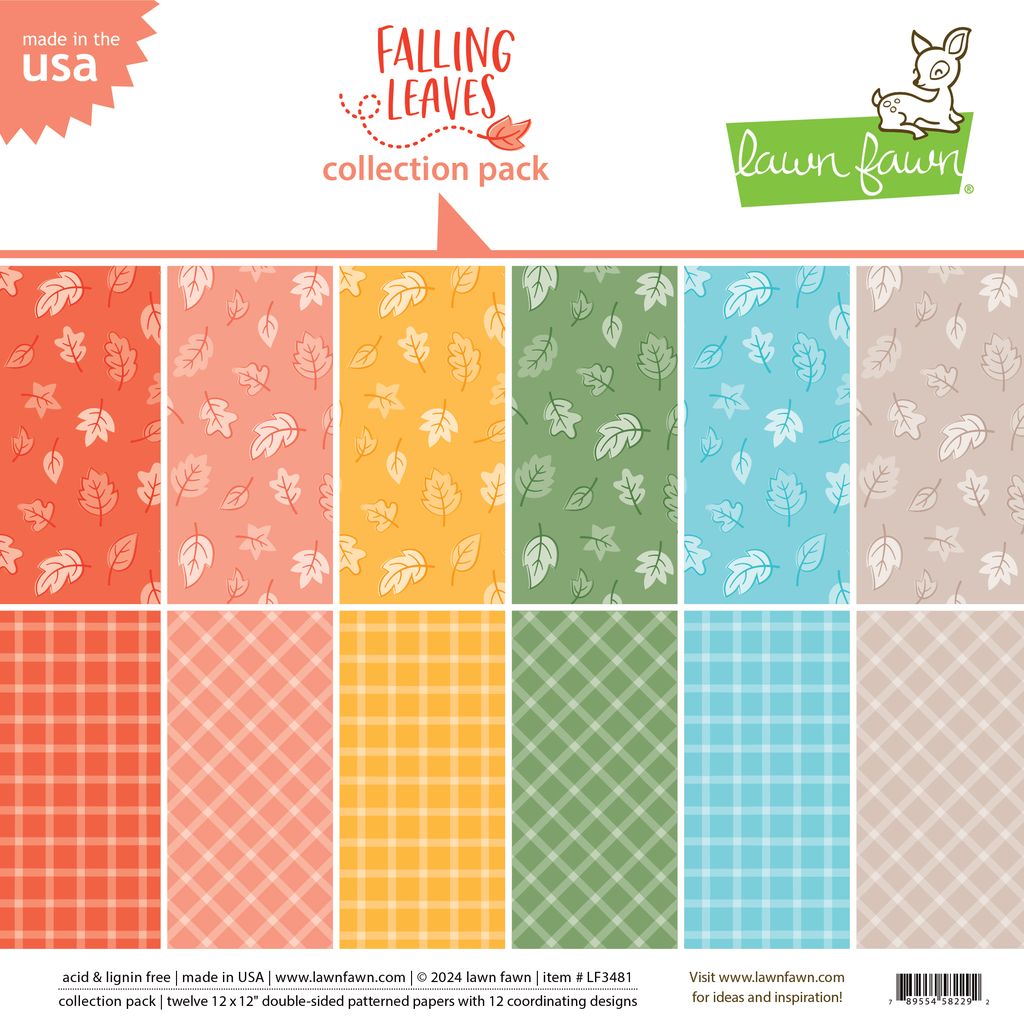 Lawn Fawn - Falling Leaves - Collection Pack 12x12"