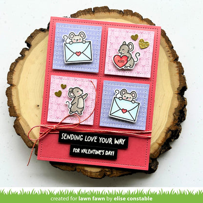 Lawn Fawn - Valentine Mice