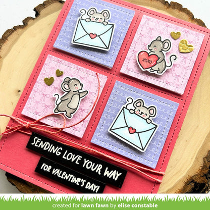 Lawn Fawn - Valentine Mice