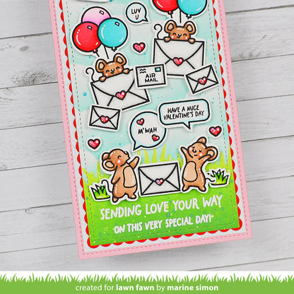 Lawn Fawn - Valentine Mice