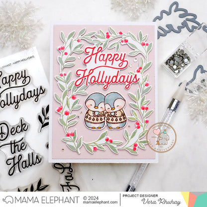 Mama Elephant - Holly And Leaves