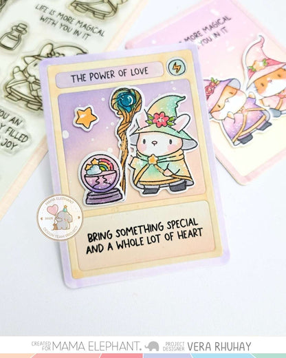 Mama Elephant - Artist Trading Card - Creative Cuts