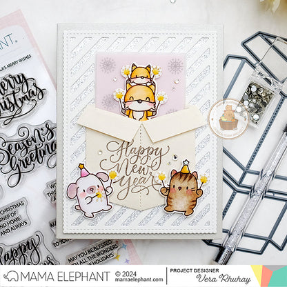 Mama Elephant - Faux 3D Boxes - Creative Cuts