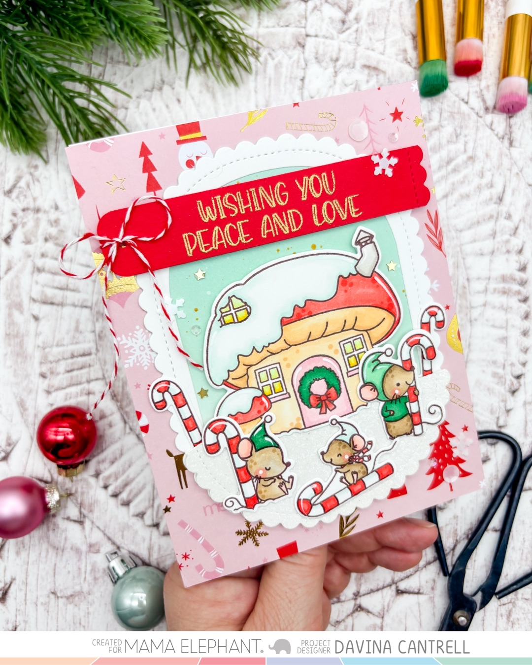 Mama Elephant - Very Merry Sentiments