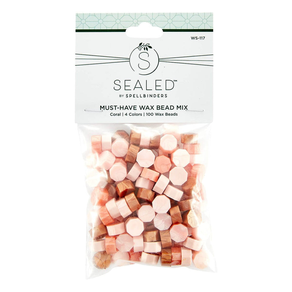 Spellbinders - Must-Have Wax Beads Mix - Coral