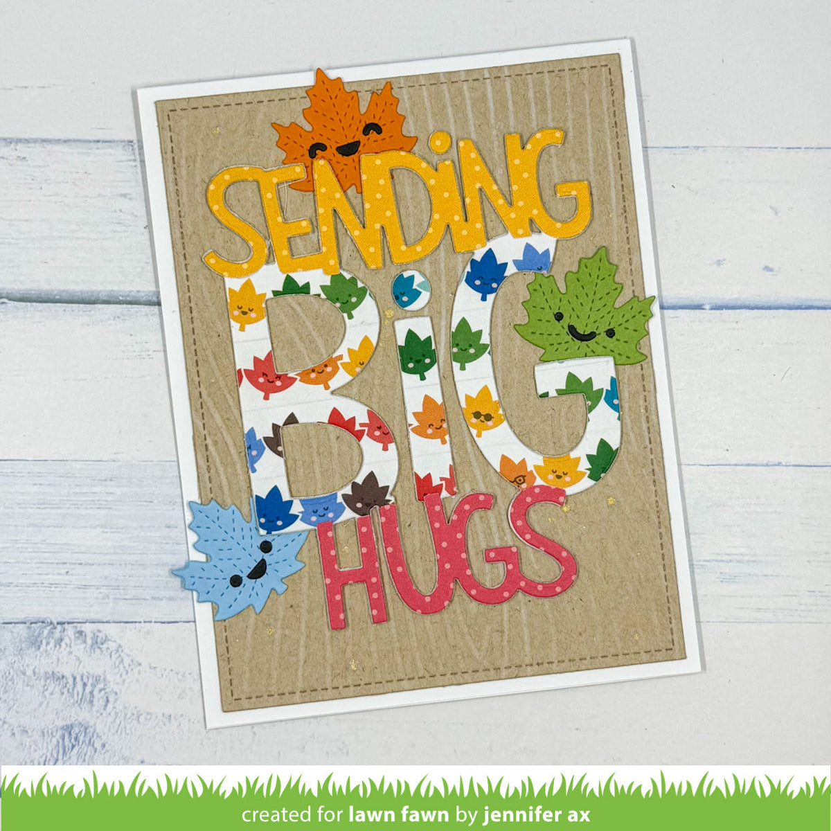 Lawn Fawn - Happy Leaves Washi Tape