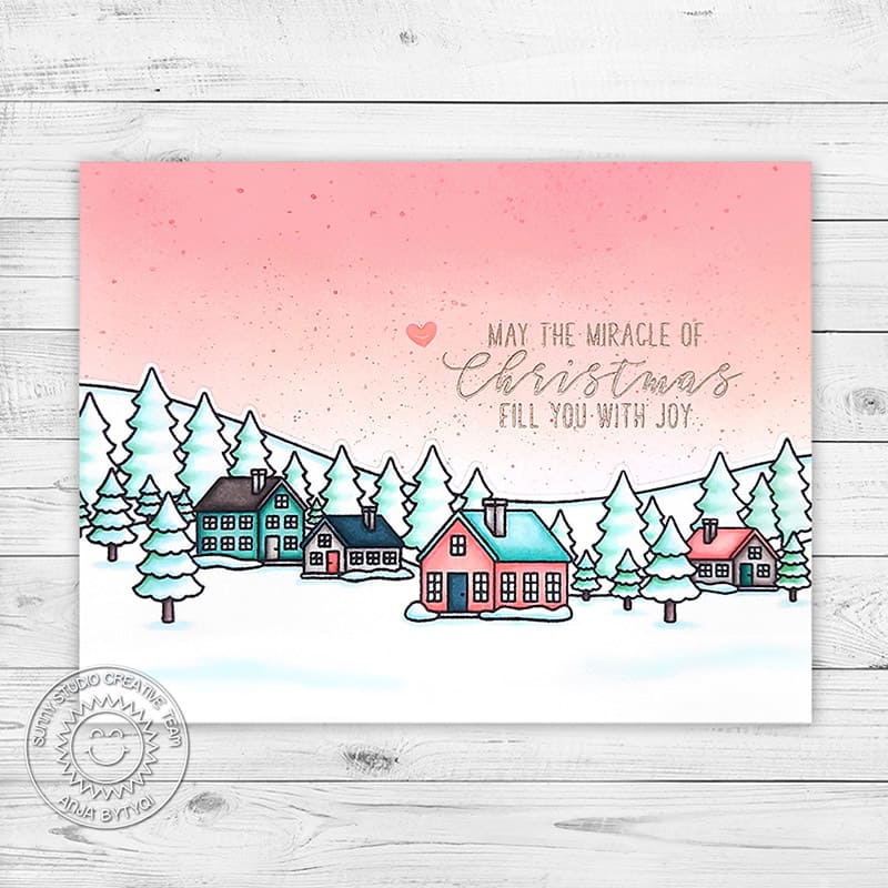 Sunny Studio - Inside Greetings Christmas