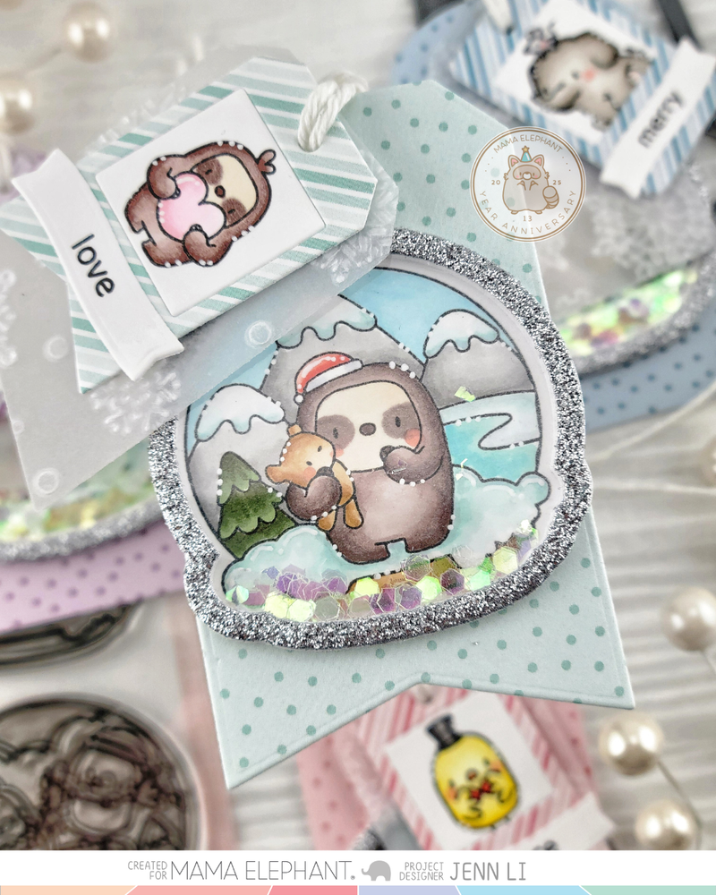Mama Elephant - Docket Lil Flap Taggies - Creative Cuts