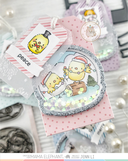 Mama Elephant - Docket Lil Flap Taggies - Creative Cuts