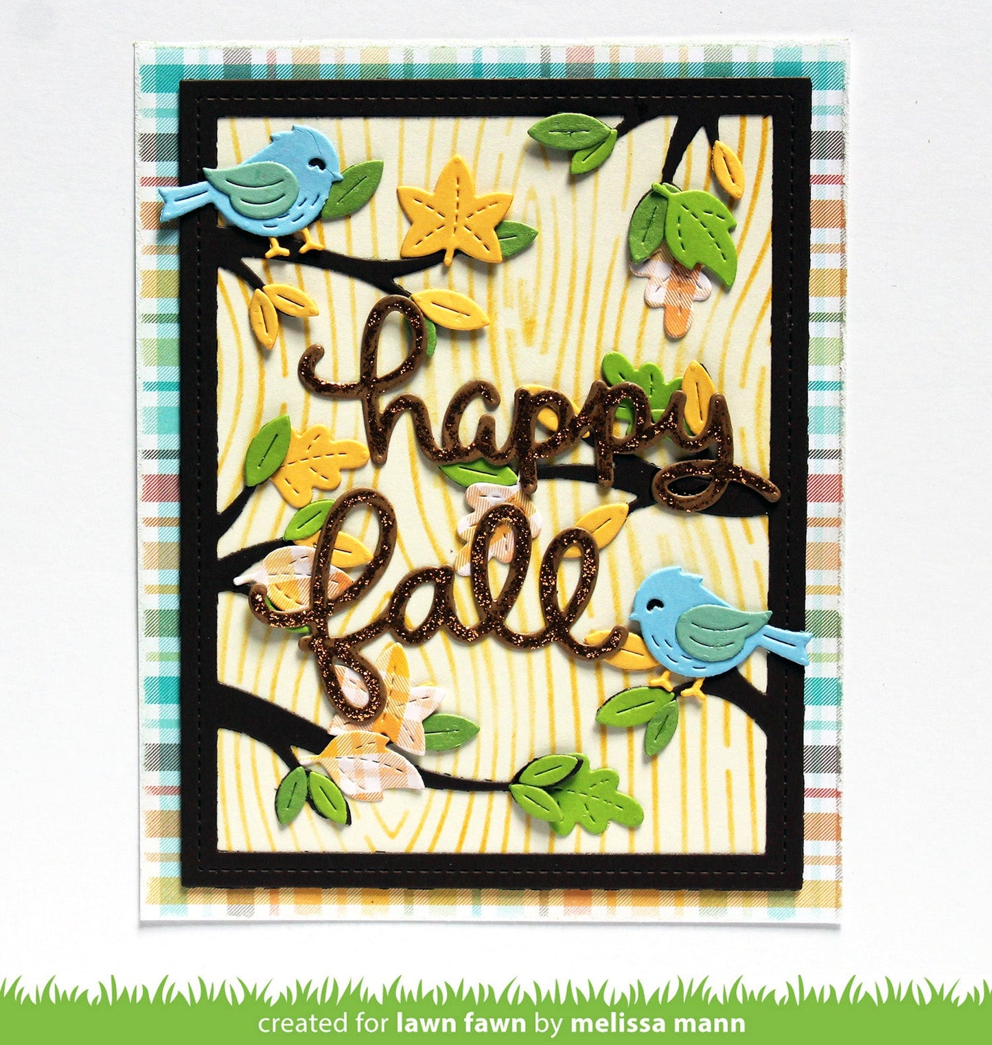 Lawn Fawn - Woodgrain Stencil