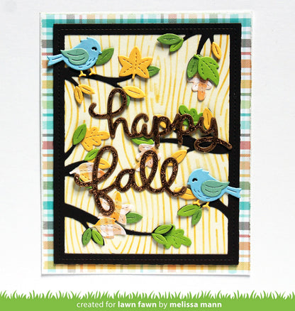 Lawn Fawn - Woodgrain Stencil