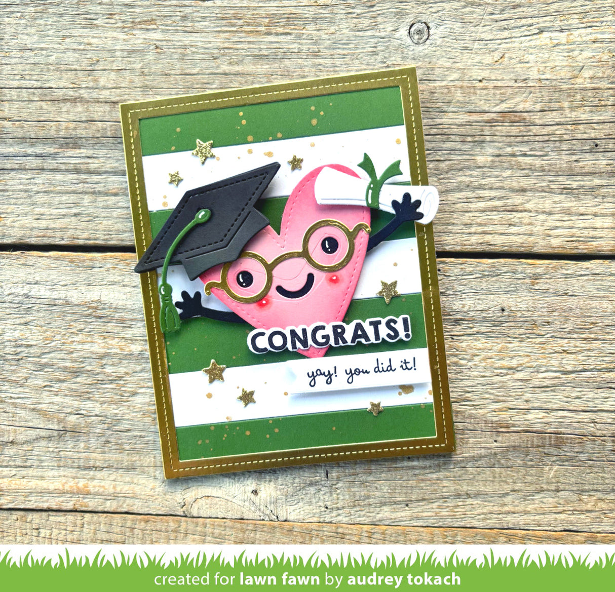 Lawn Fawn - Woodland Critter Huggers Graduation Add-On
