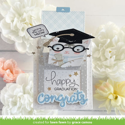 Lawn Fawn - Woodland Critter Huggers Graduation Add-On