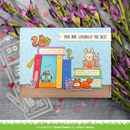 Lawn Fawn - Little Woodland Library