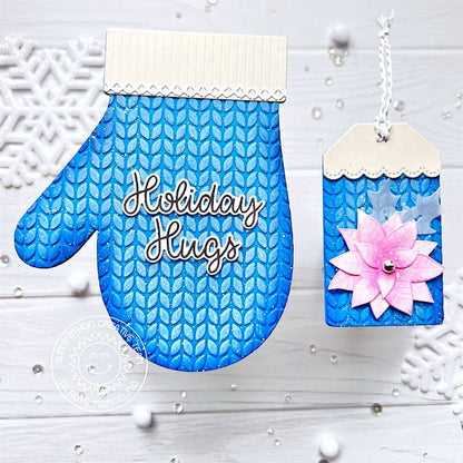Sunny Studio - Cable Knit Embossing Folder