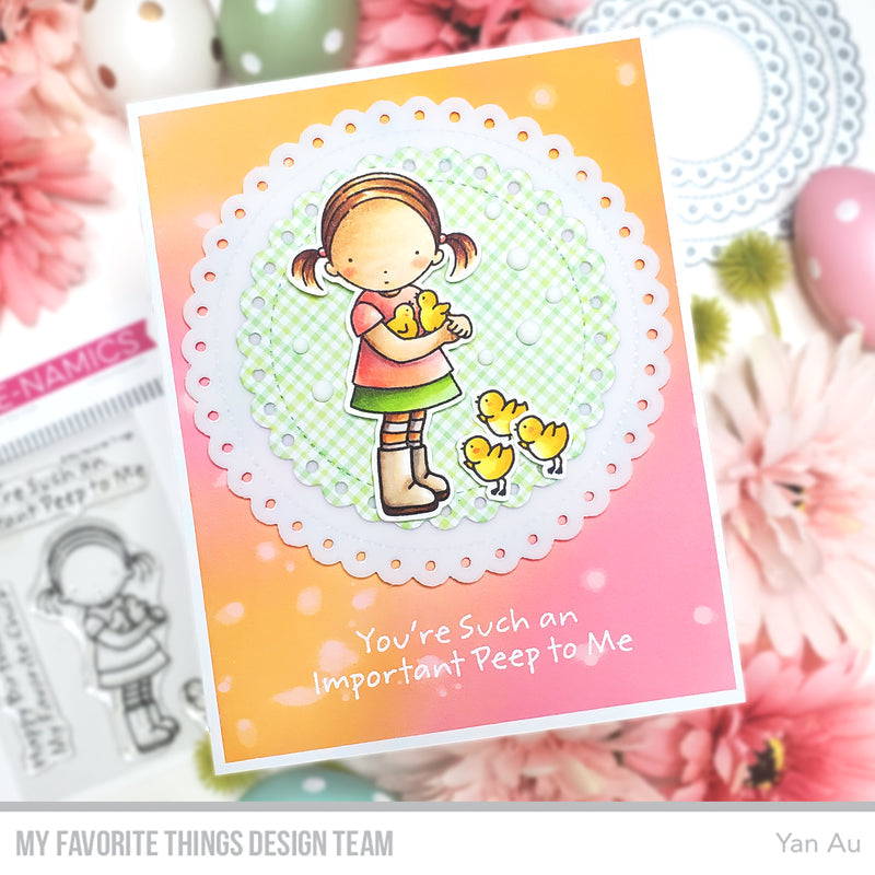 My favorite Things - Stitched Eyelet Lace Circle STAX Die-Namics
