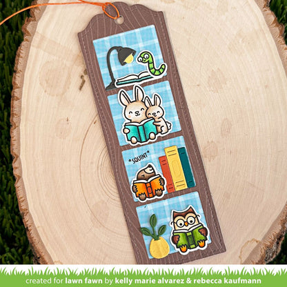 Lawn Fawn - Stitched Bookmark