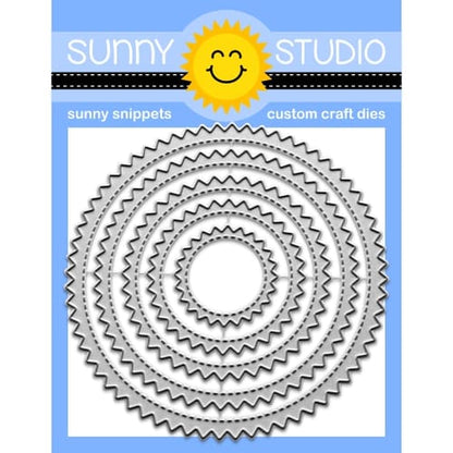 Sunny Studio - Zig Zag Circles Dies