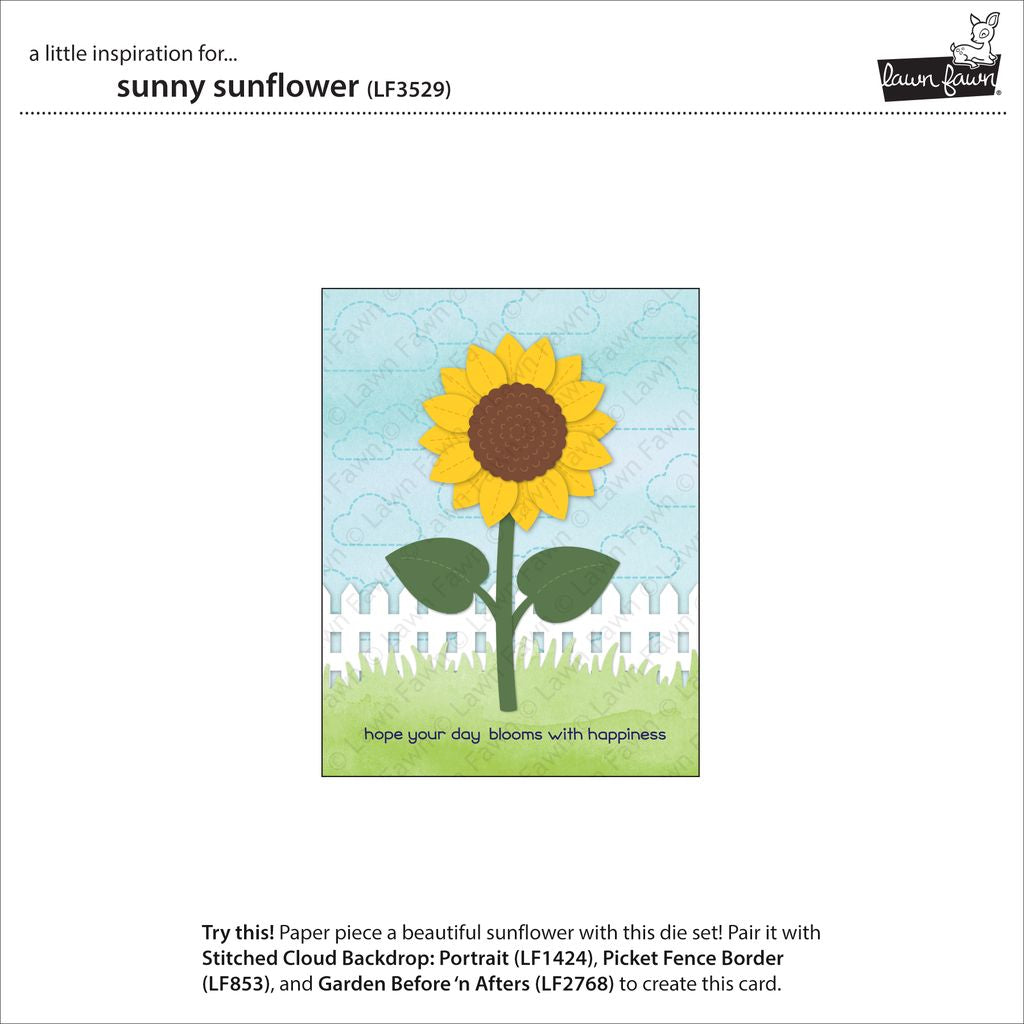 Lawn Fawn - Sunny Sunflower