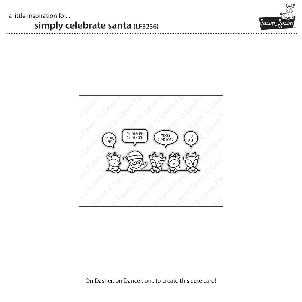 Lawn Fawn - Simply Celebrate Santa