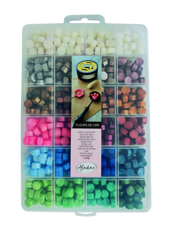 Aladine - Wax Flowers Box (24 colors)