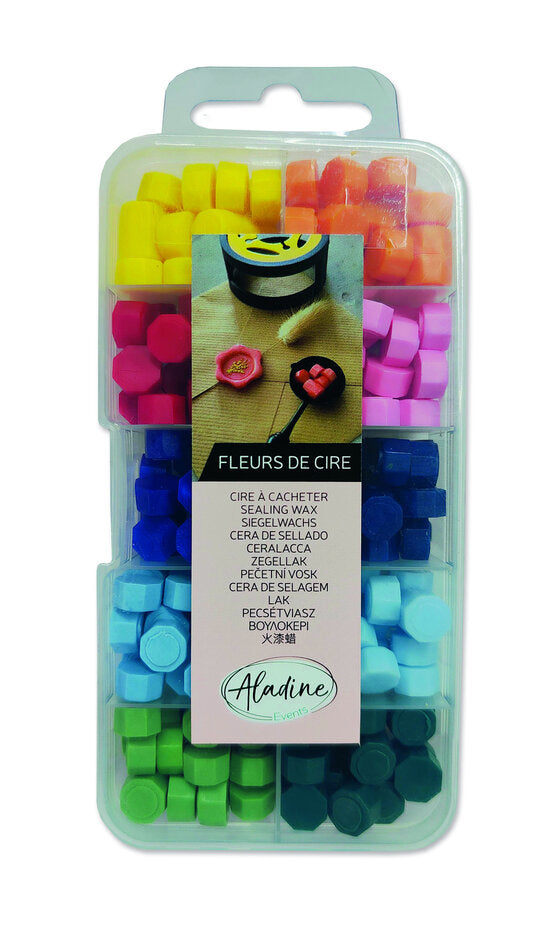 Aladine - Wax Flowers Box Bright Colors (10 colors)