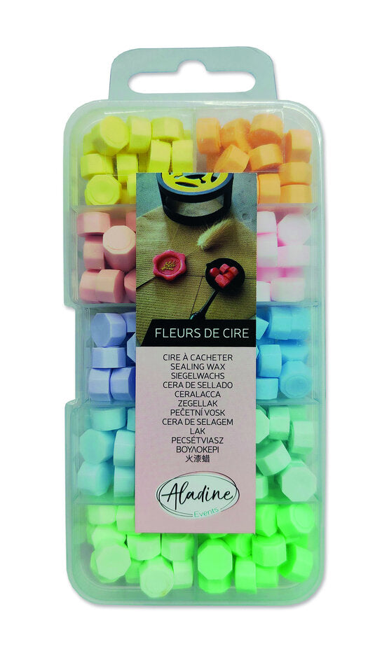 Aladine - Wax Flowers Box Pastel Colors (10 colors)