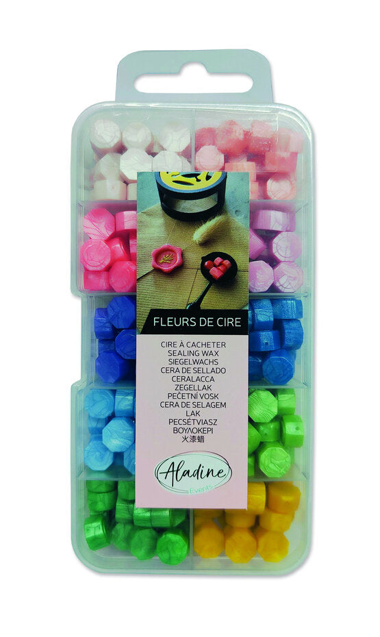 Aladine - Wax Flowers Box Shiny Colors (10 colors)