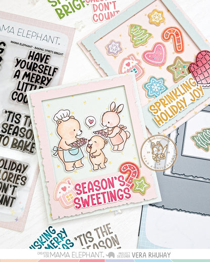 Mama Elephant - Deckled Polaroids - Creative Cuts