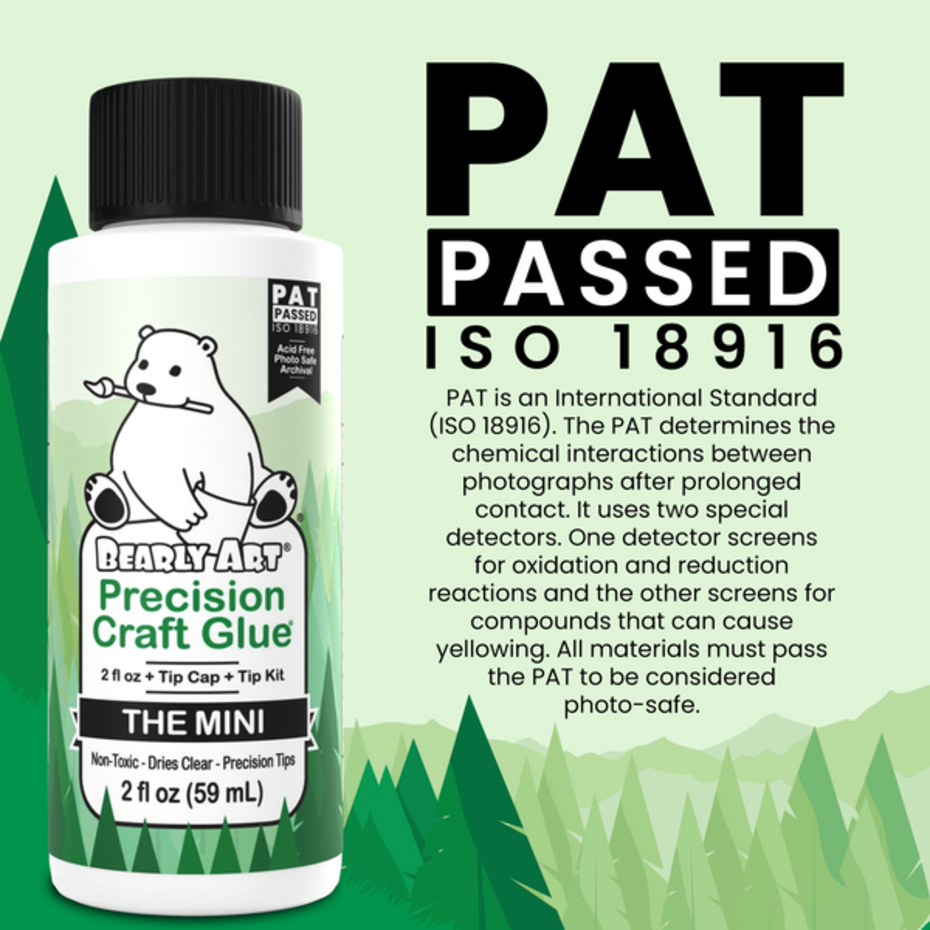 Bearly Art - Precision Craft Glue - The Mini 2 fl oz + Tip Kit