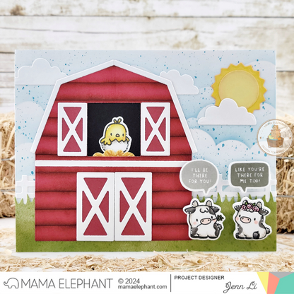 Mama Elephant - Farm House - Creative Cuts
