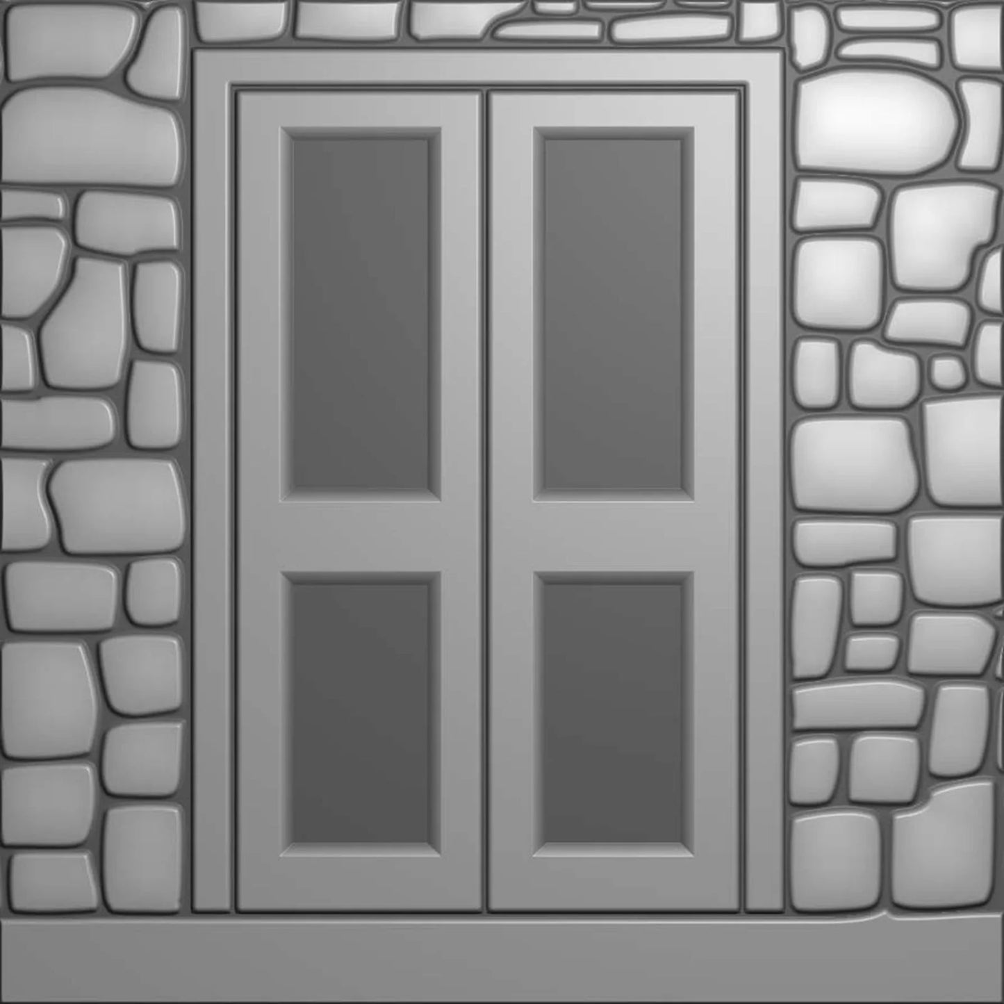 Vaessen - Embossing Folder Christmas Door