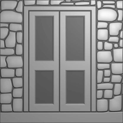 Vaessen - Embossing Folder Christmas Door