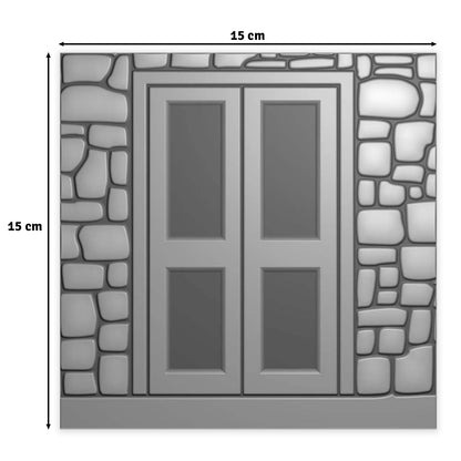Vaessen - Embossing Folder Christmas Door