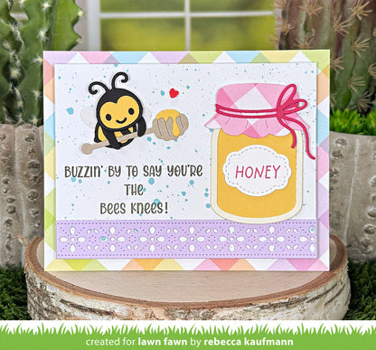 Lawn Fawn - Build-A-Drink Mason Jar Jam And Honey Add-On