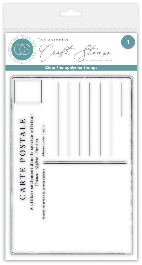 Craft Consortium - Stamp Set Postcard A6